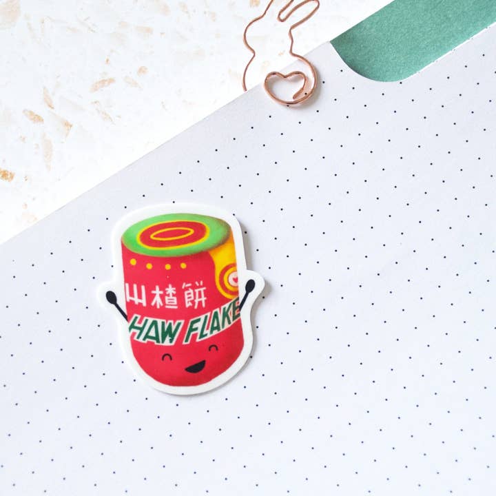 Haw Flakes Candy Vinyl Sticker for wholesale by Hop & Flop