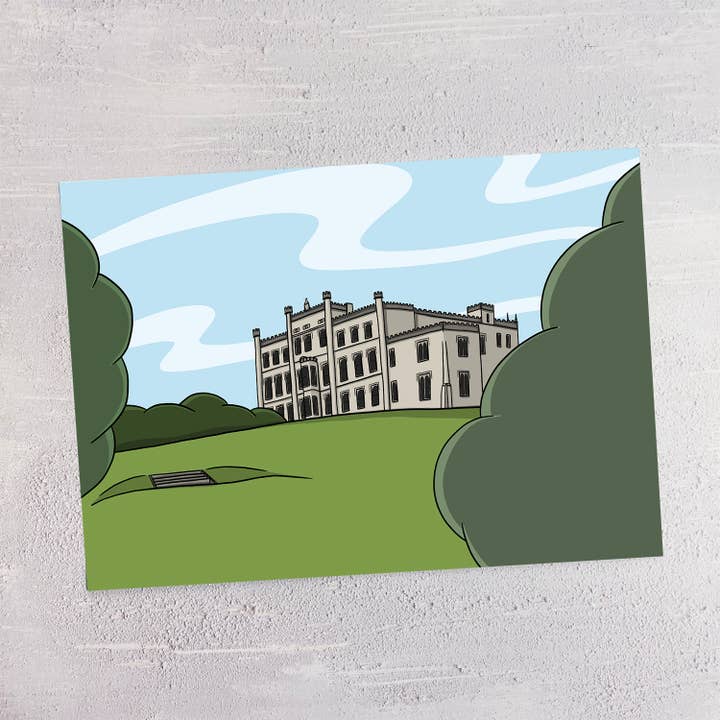 Elvaston Castle, Derbyshire Print for wholesale by Lisa Swift Illustrations