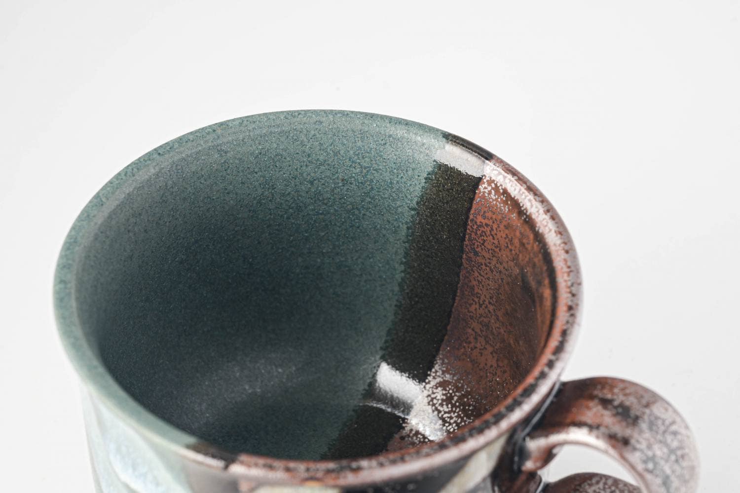 Yamani - Wholesale Coffee/Tea Cup - Memory of Glaze Cup - Peacock Blue (Gift Box)4