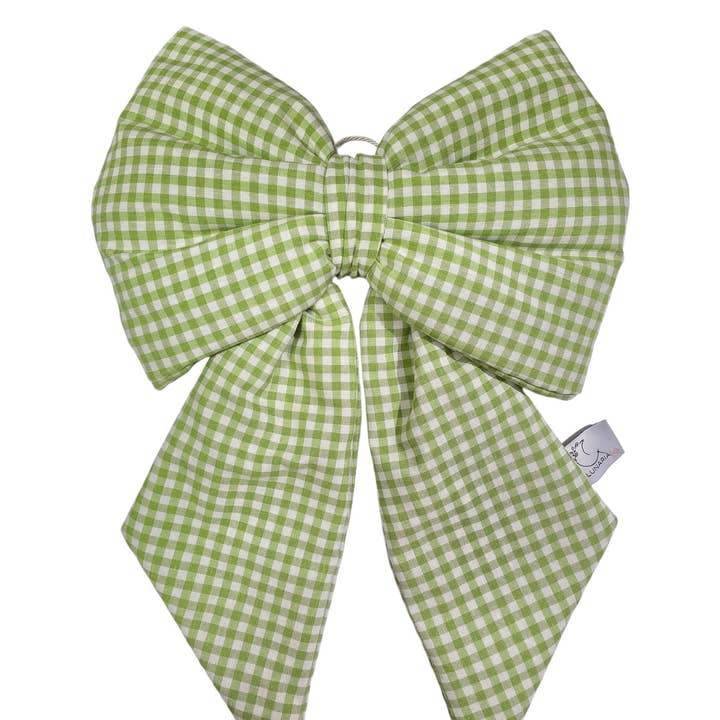 Laço acolchoado em Algodão aos Quadradinhos 35x50 cm por atacado de Lunaria Lab