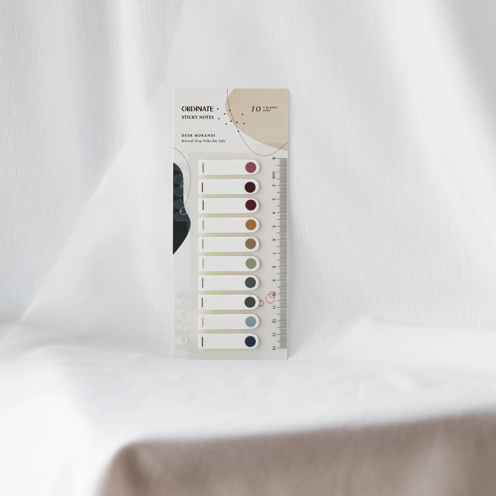 Ordinate – wholesale Bookmark – Dusk Morandi Tabs and writable sticky notes Ordinate6