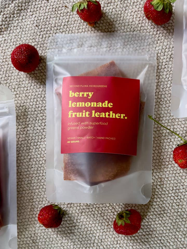 Berry Lemonade Superfood Fruit Snack for wholesale by Second Flora Microgreens