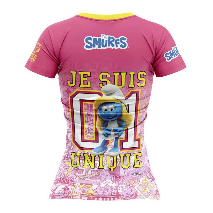OTSO - Venta al por mayor Camiseta - Mujer - Camiseta Manga Corta Mujer Smurfs Hugs