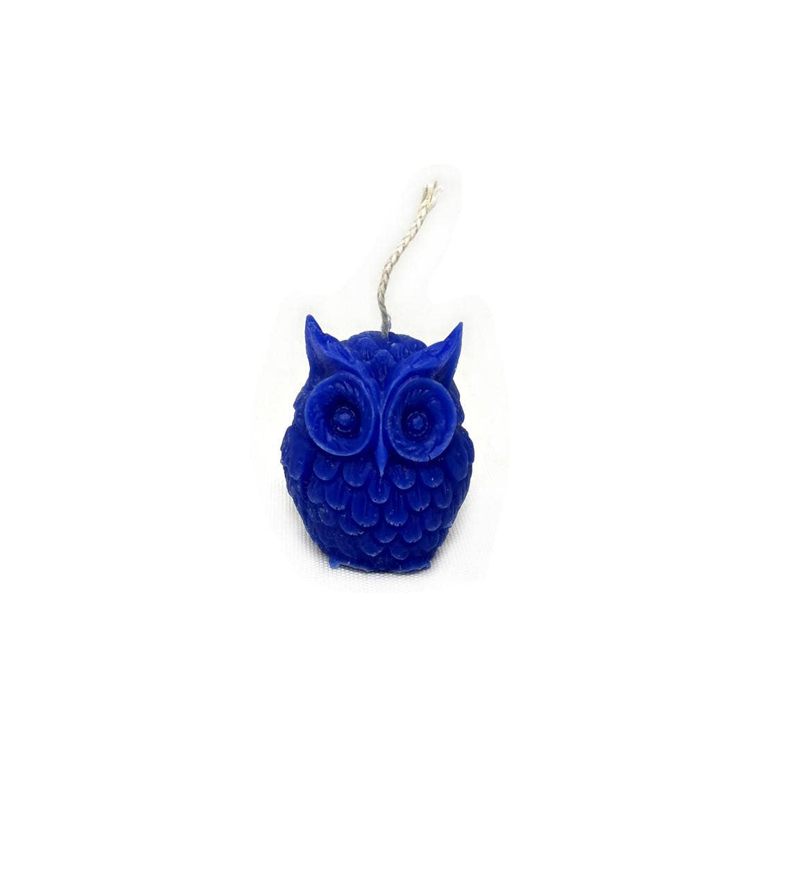 Vrinda - Wholesale Novelty Candle - Owl candle Blue3