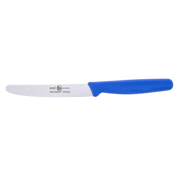 ICEL USA - Wholesale Kitchen/Utility Knife - 4.25" (110mm) safer rounded tip, straight edge paring knife2