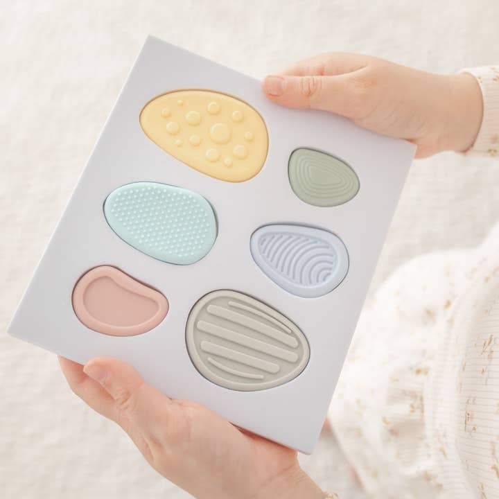 Mindful and Co Kids - Wholesale Fidget Toy - Kids - Worry Stones – Calming Sensory Fidget for Kids (Set of 6)