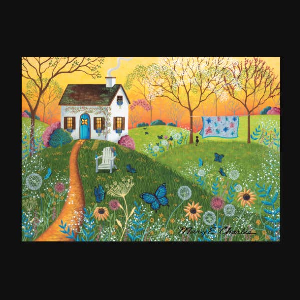 Carte vierge Mary Charles Butterfly Cottage 5x7 pour la vente par Greetings From Hospitality Lane