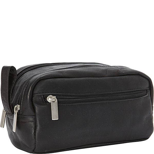 Charlie Leather - Wholesale Toiletry Bag - Men's - Amadeo Small Dop Kit