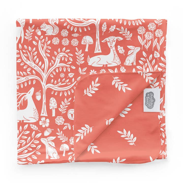 Swaddle Blanket | Fairytale Meadow for wholesale by Audrey & Bear
