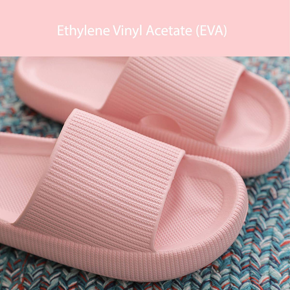 Suzie Q USA - Vente Chaussons – femme - Chaussons épais ouverts antidérapants à séchage rapide, doux et confortables8