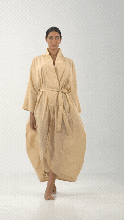 pardo Kimono Penny - Cor Taupe para venda a revendedores na Faire7