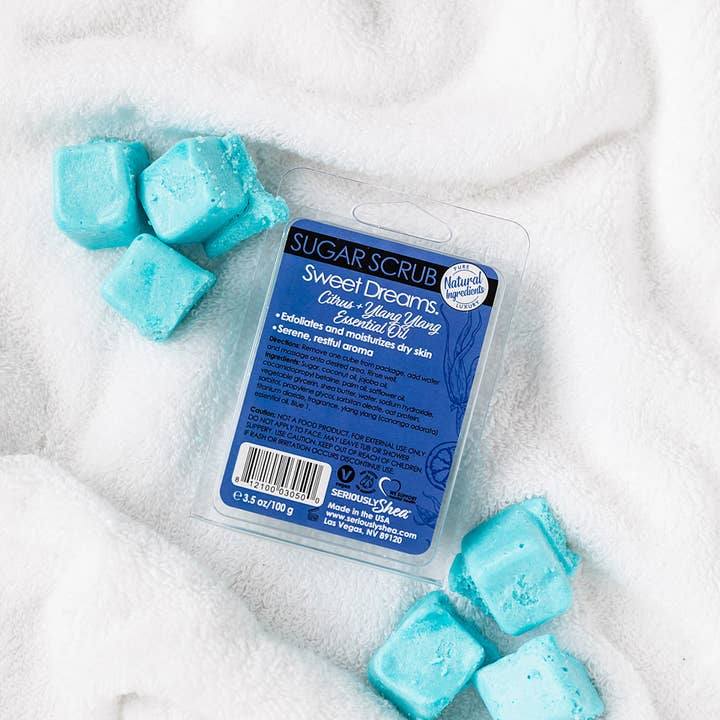 Seriously Shea - Wholesale Body Scrub/Exfoliant - Made in USA Sweet Dreams Sugar Scrub - Citrus + Ylang Ylang