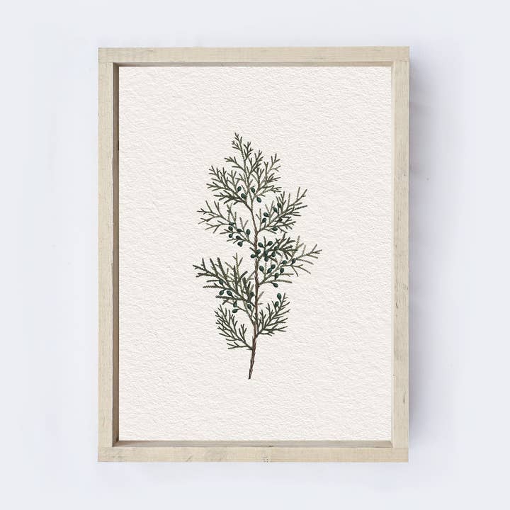 Vintage Print Framed | Coniferous Branch Sketch A72 and other Purchase Wholesale mdf cutouts. Free Returns & Net 60 Terms on Faire trending on Faire.