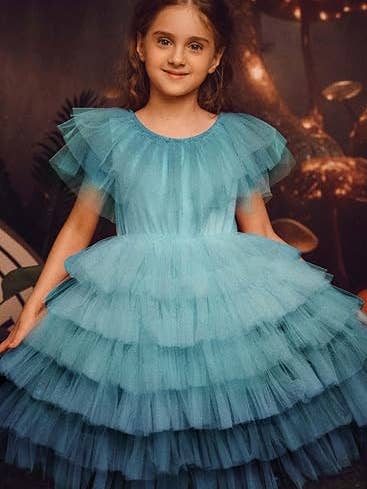 Tutuland - Wholesale Dress - Kids - Gradient Tiered Tulle Fairy Princess Dress8