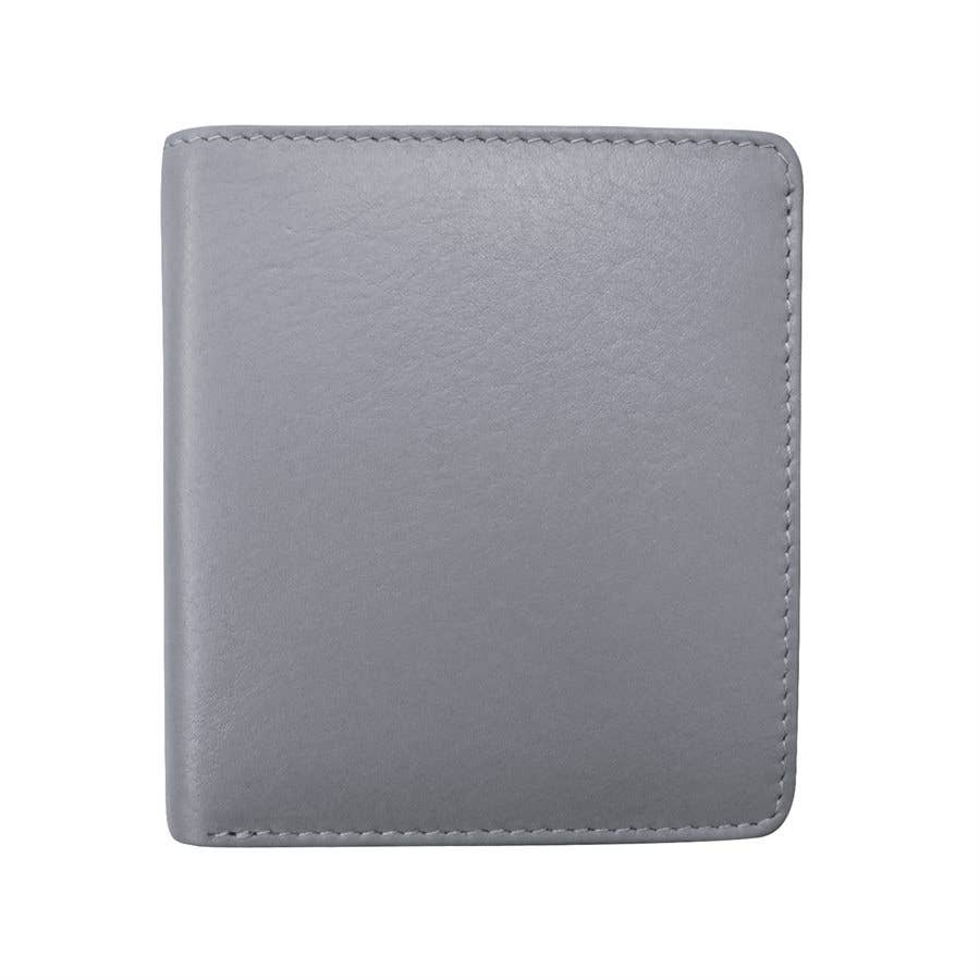 ili New York - Wholesale Wallet - Men's - 7831 Leather Bi-Fold Mini Wallet Two Tone3