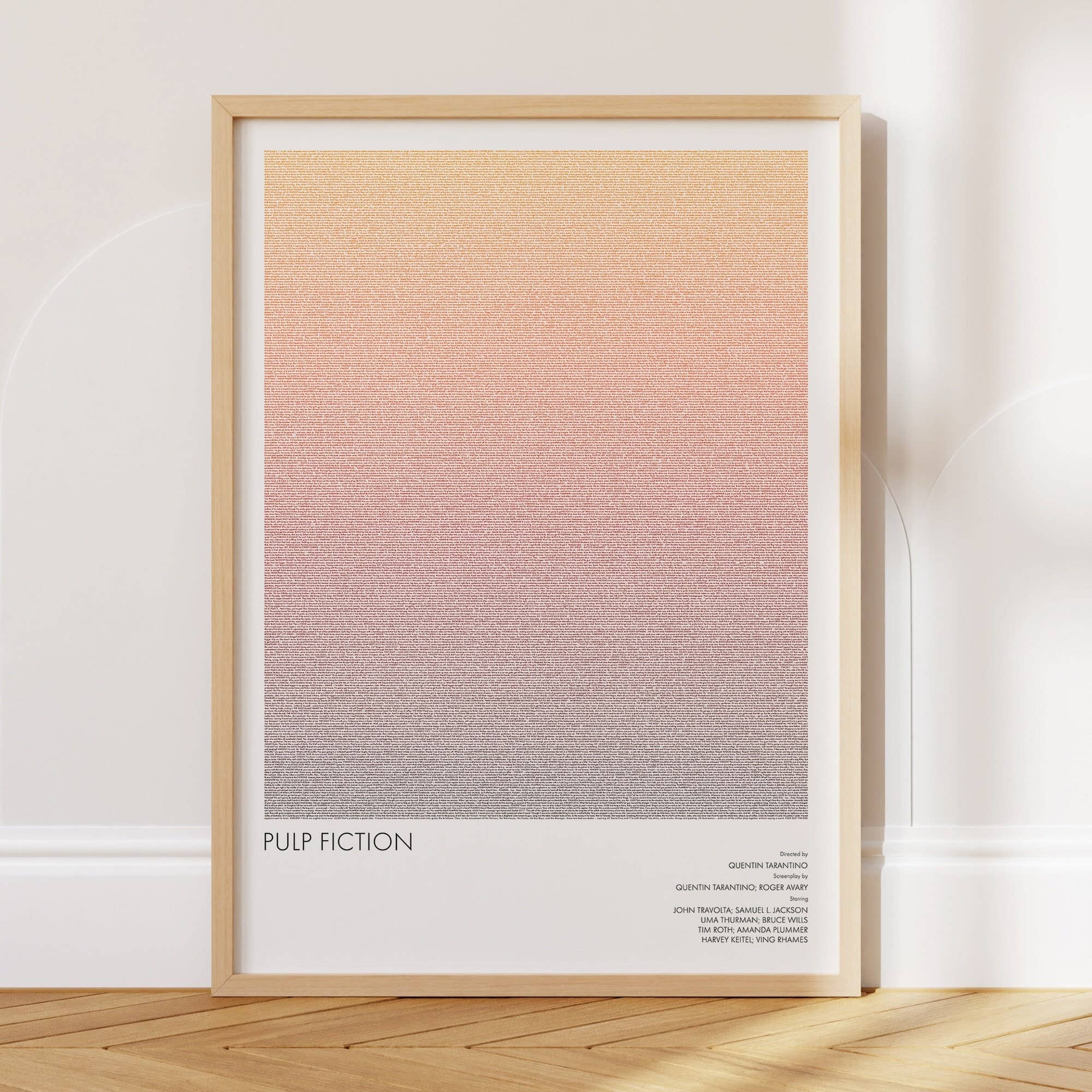 Fade Out Prints – wholesale Konsttryck – Pulp Fiction Filmaffisch Konsttryck med komplett6