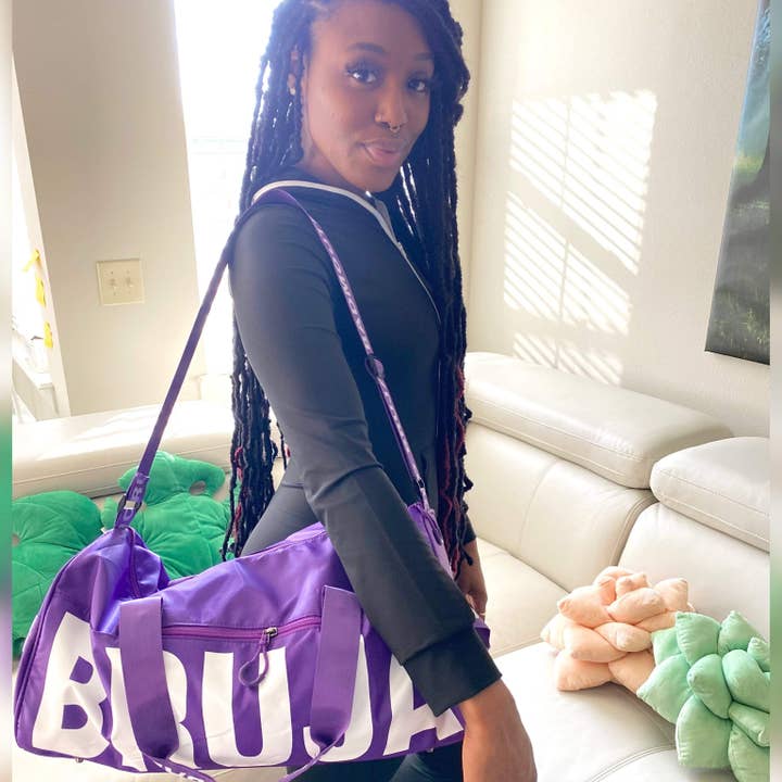 Badmouthed Bruja - Wholesale Weekender Bag - Women's - Bruja Duffle- Black3