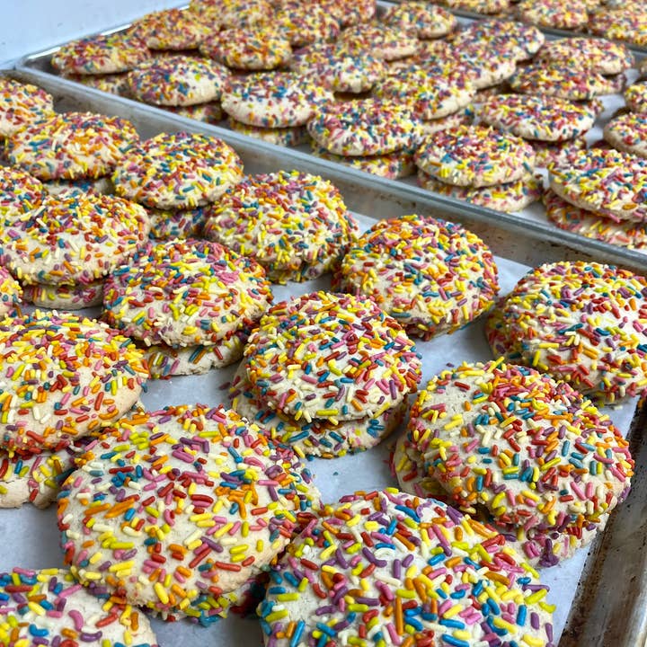 Willow's Baked Goods - Wholesale Cookie - Sprinkle Sugar Cookies (Gluten Free & Vegan)