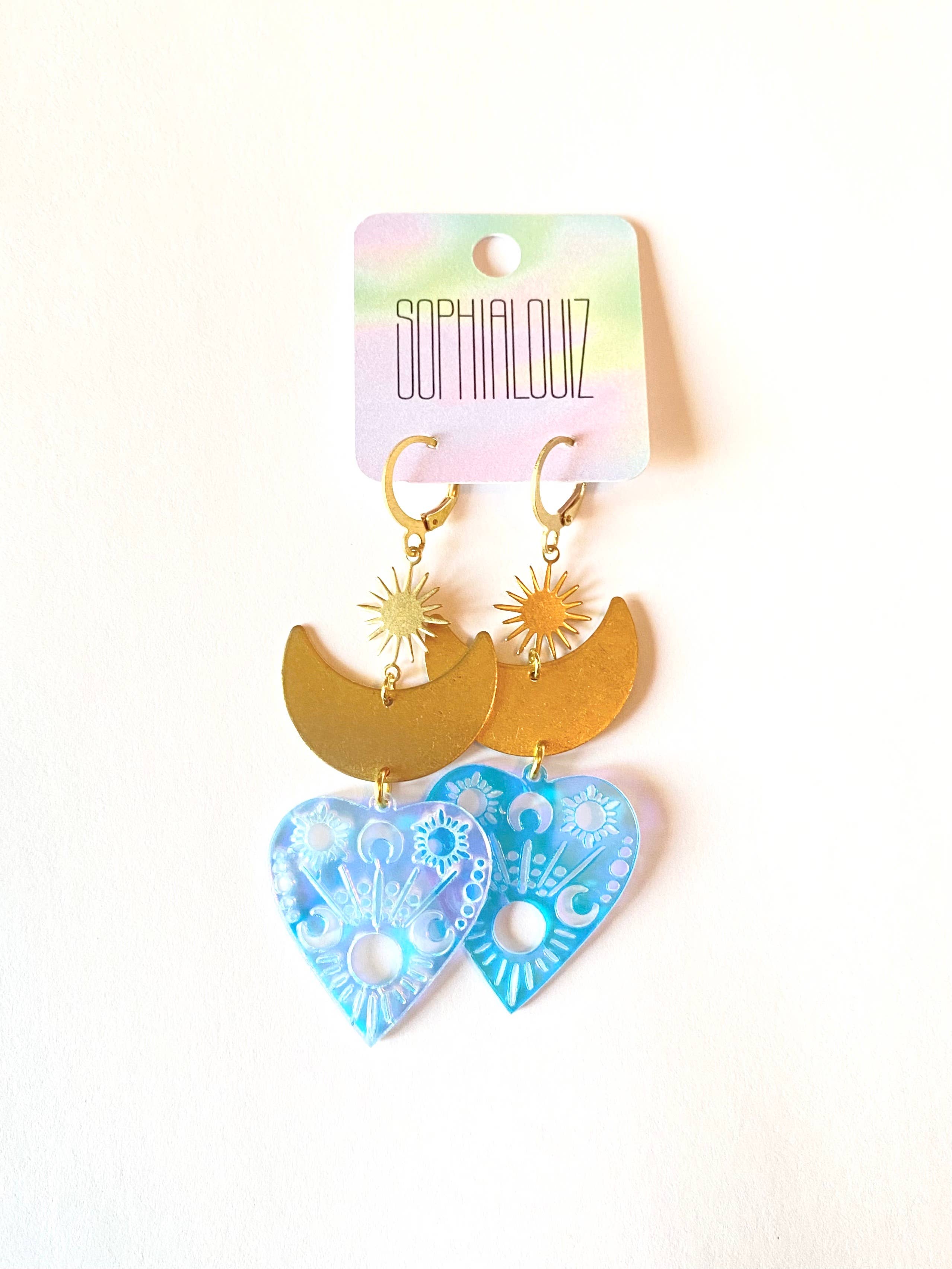 Sophia Louiz - Wholesale Dangle Earrings - Heart & Dagger Earrings3