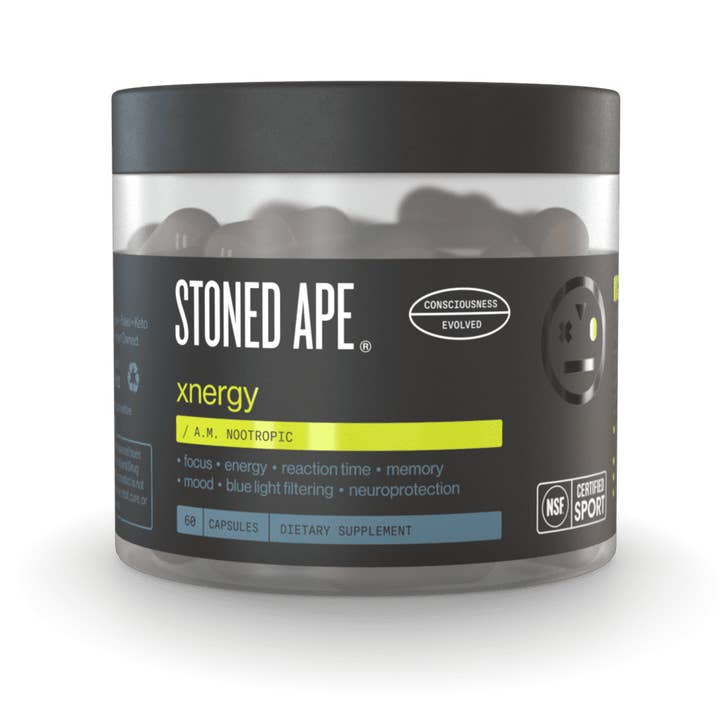 Stoned Ape - Wholesale Oral Supplement/Vitamin - Xnergy: A.M. Nootropic for Calm Energy, Focus & Motivation (Team Pricing)