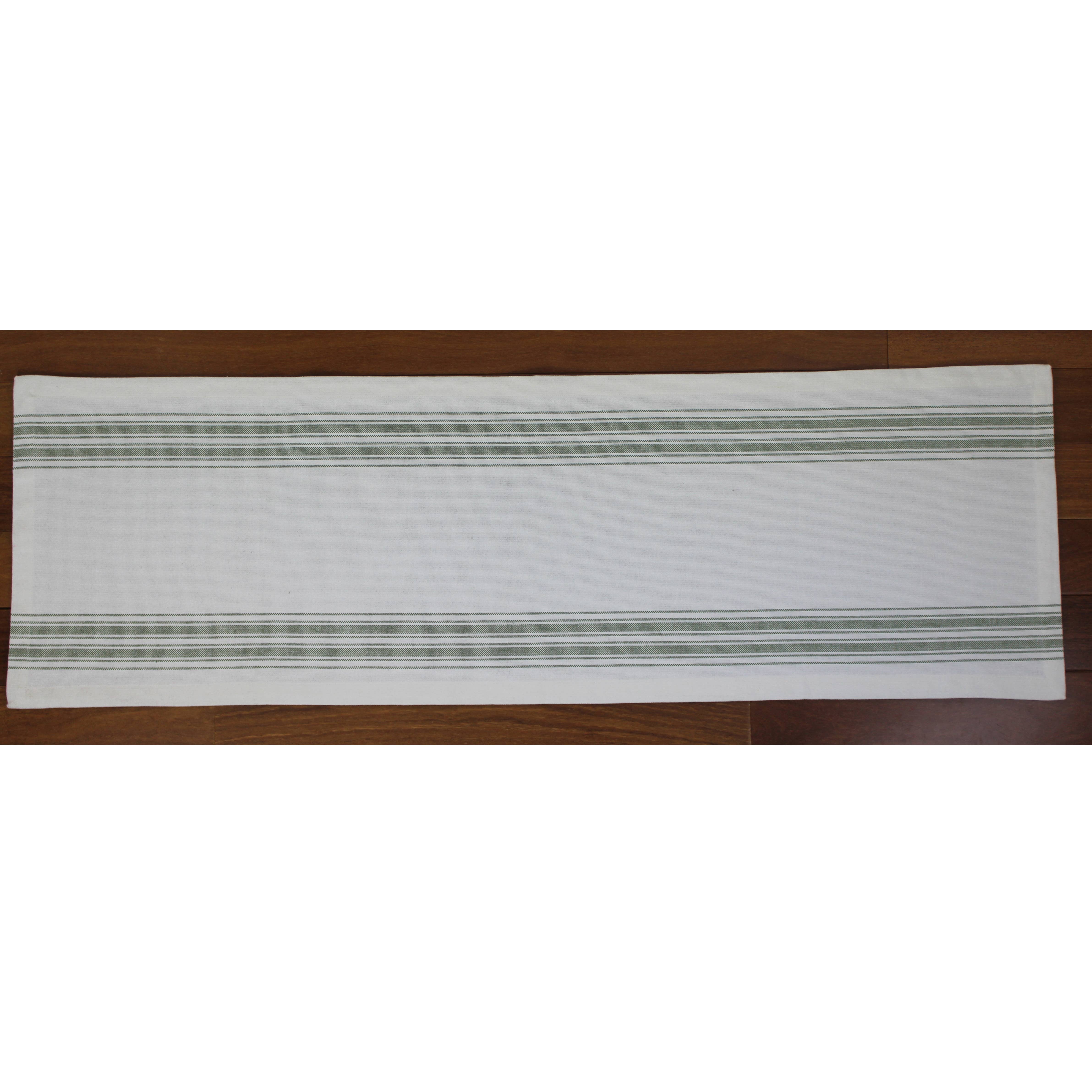 Home Collections by Raghu – Großhandel Tischläufer – Grain Sack Tischläufer in Salbei, 36 x 114 cm2