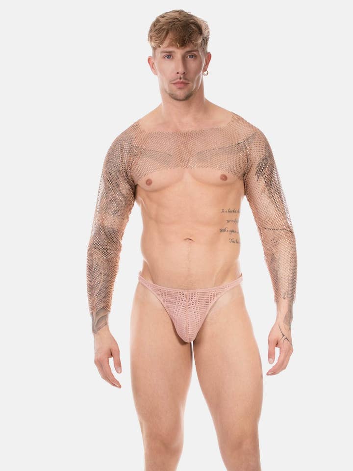 Stoftex LDA - Venta al por mayor Camiseta de tirantes - Hombre - Bolero Blinky de manga larga en red brillante12