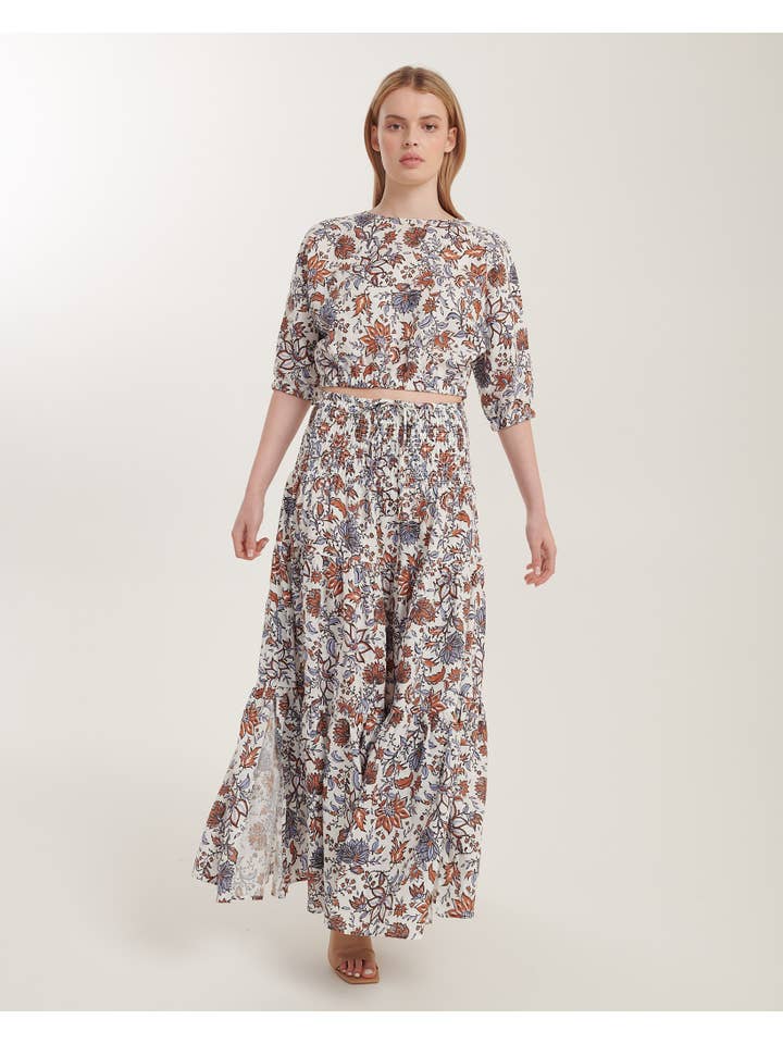 Oli and Kubo - Wholesale Blouse – Women’s - Majorelle Top4