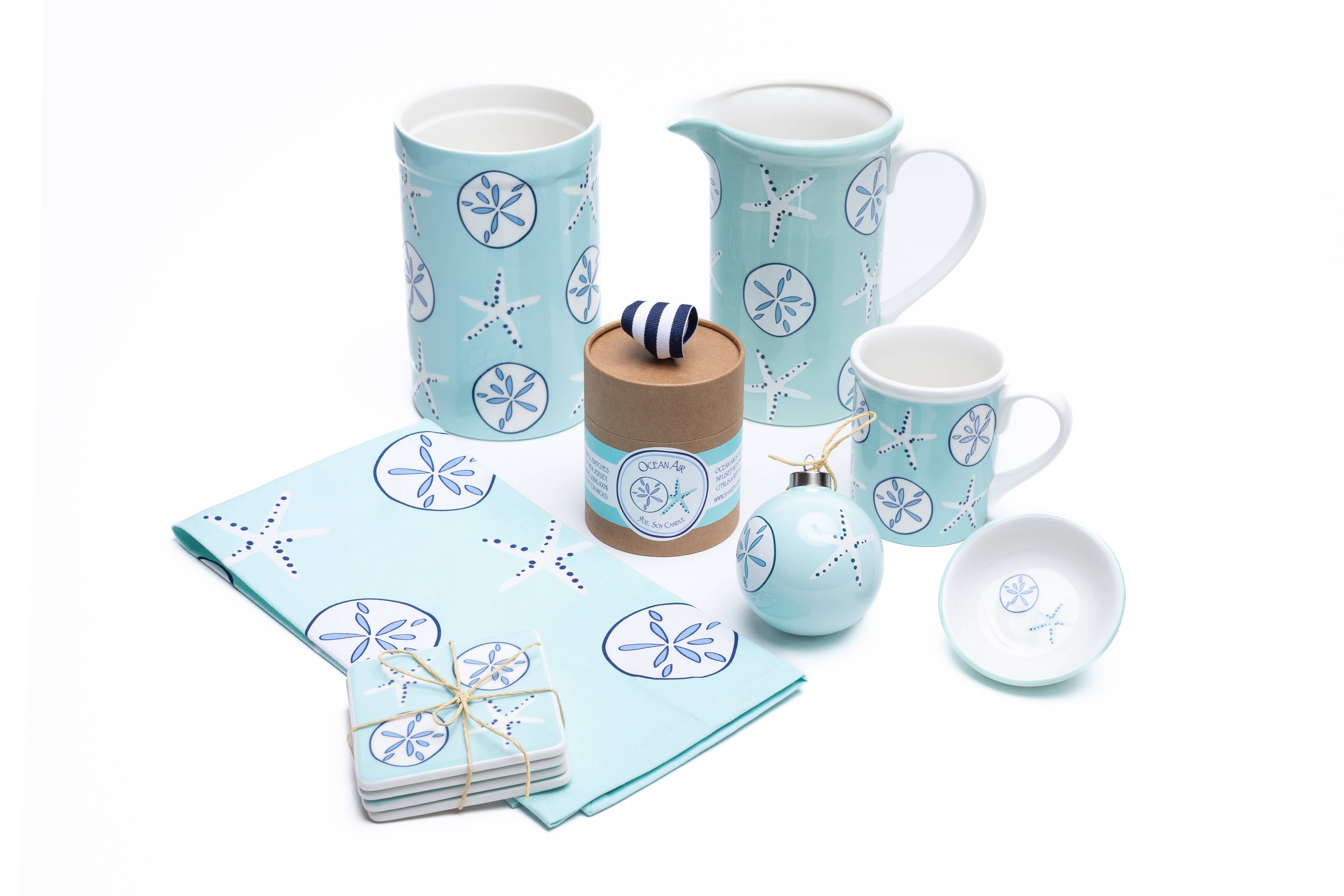 Shard at Home - Wholesale Pitcher - Aqua Shells Pitcher2