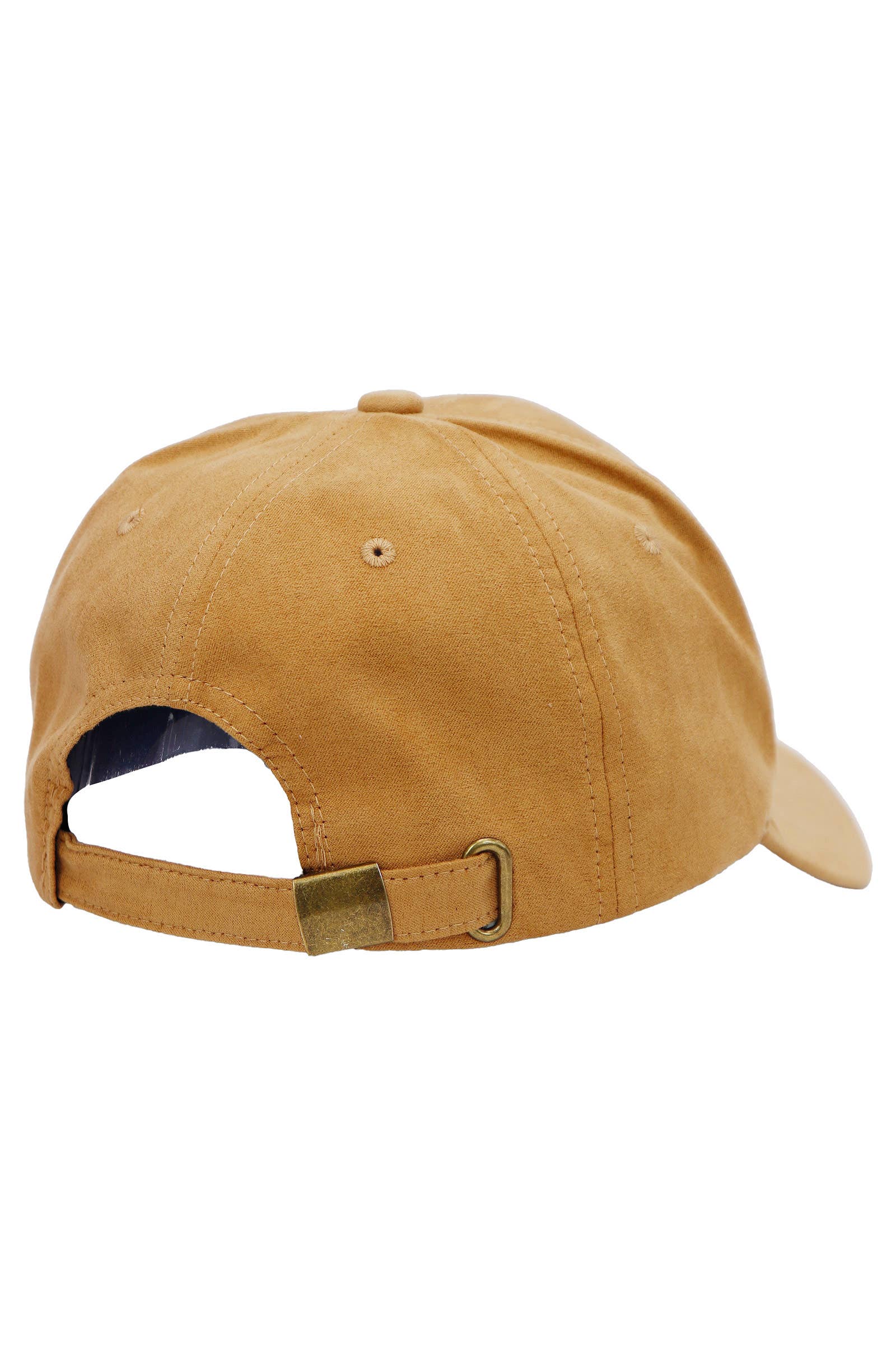 Cap Zone - Wholesale Baseball Cap - Unisex - Faux Suede Buckle Strap Back Baseball Cap4