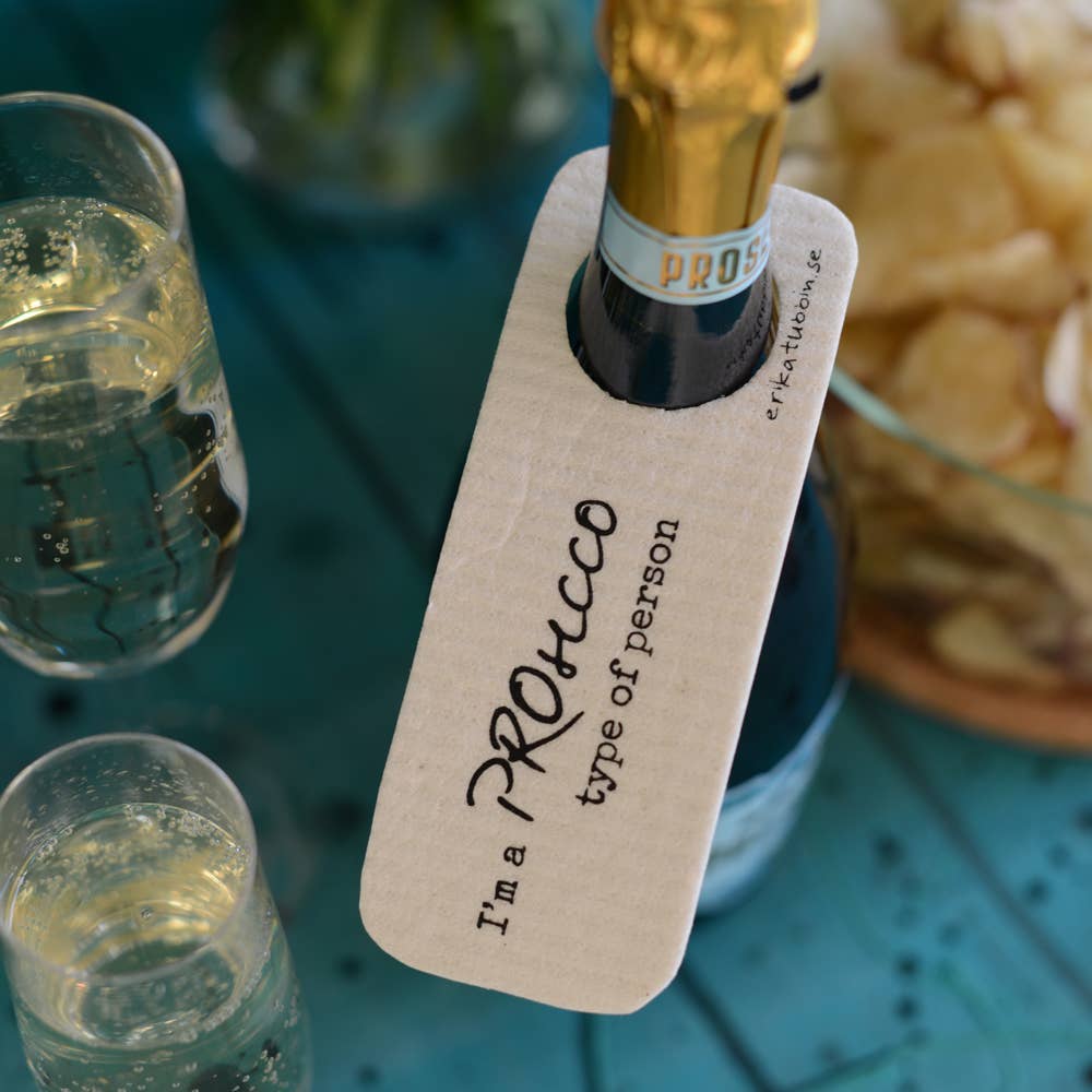 erika tubbin - Wholesale Gift tag - bottle hanger/gift card PROSECCO0