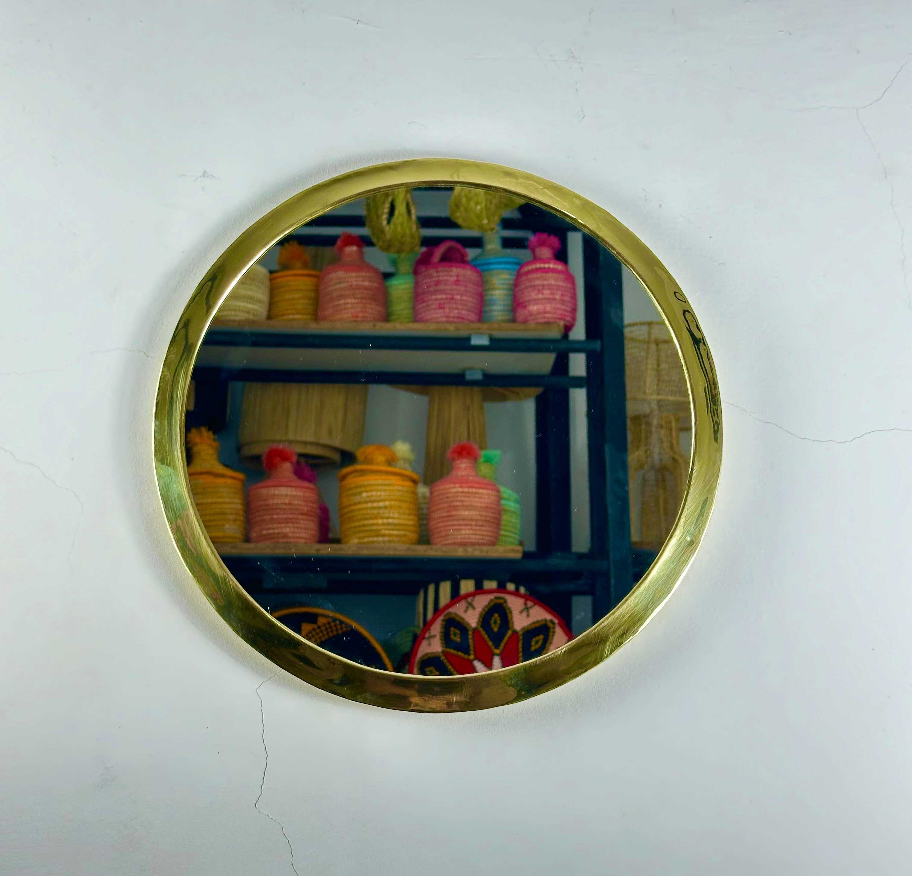 Mikwi - Wholesale Wall Mirror - Set of 4 Brass Mirrors, Moroccan Round Mirror3