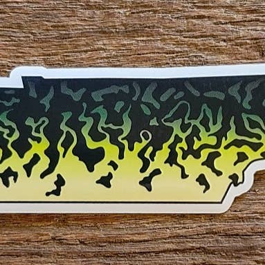 Tennessee Crappie Skin Sticker for wholesale by creeknuts.com
