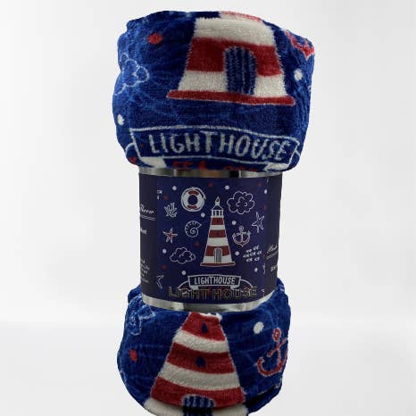 Infinite Basics - Wholesale Throw Blanket - Christmas Blanket Cozy Festive Holiday Throw Blanket 50" x 60"6