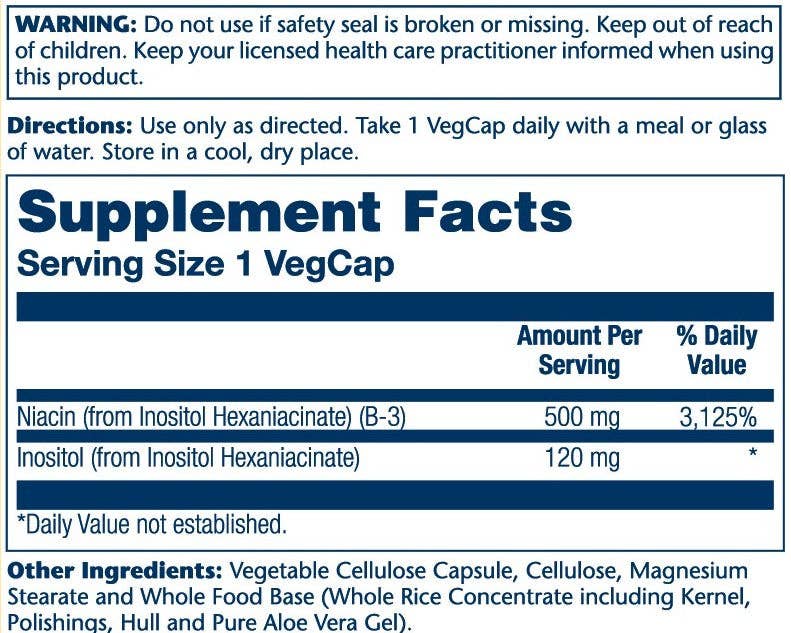 Solaray - Wholesale Oral Supplement/Vitamin - Niacin, No Flush 500mg1