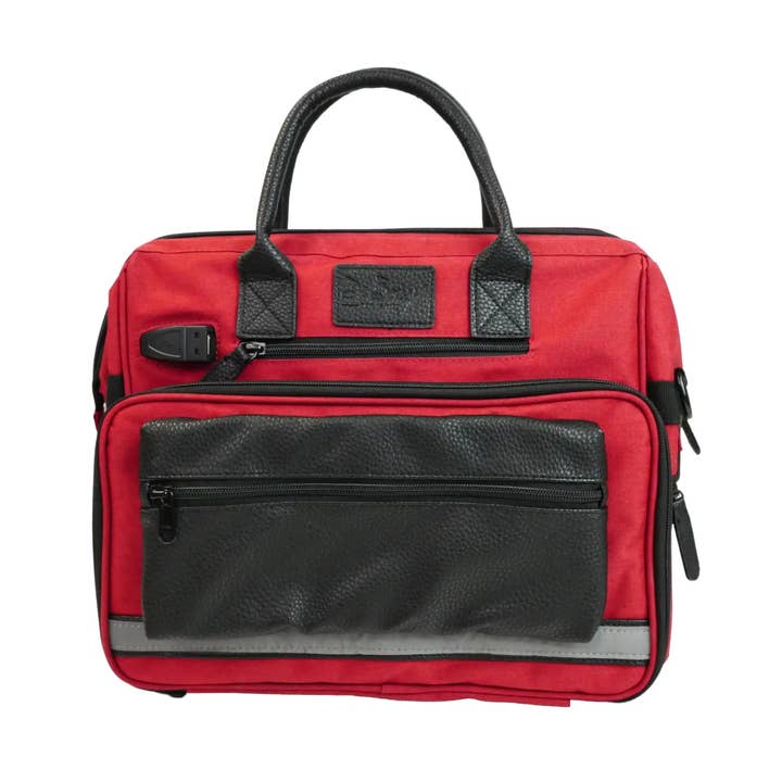 Mini Bolsa médica MADRAGUE - Rojo / Negro para venta al por mayor de My Podologie