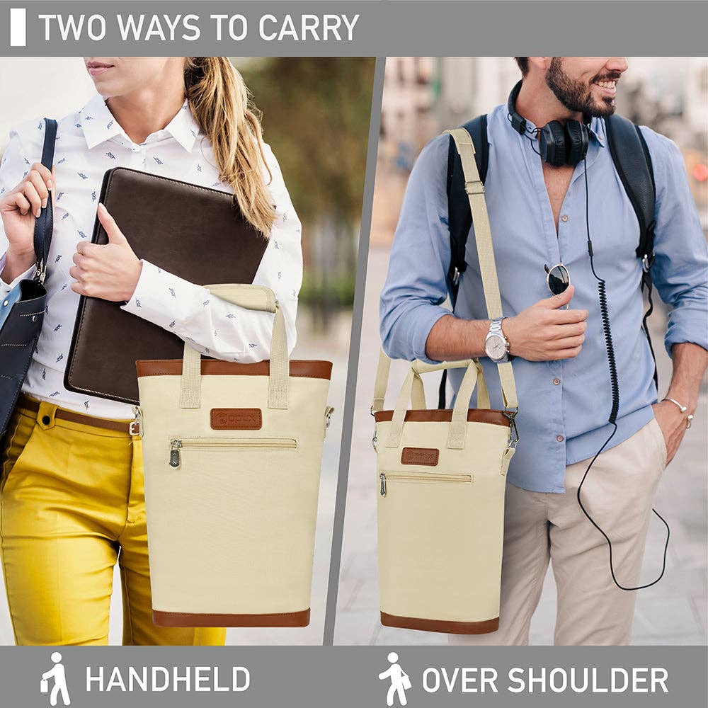 OPUX – wholesale Vinkasse – Klassisk vinväska för 2 flaskor40