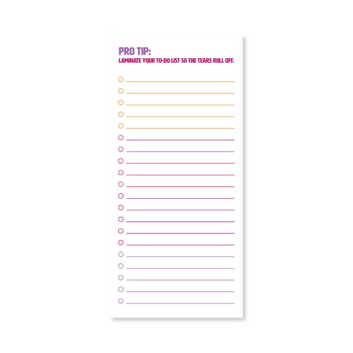 List Pad in laminato per la vendita all'ingrosso da parte di Public School Paper Co.