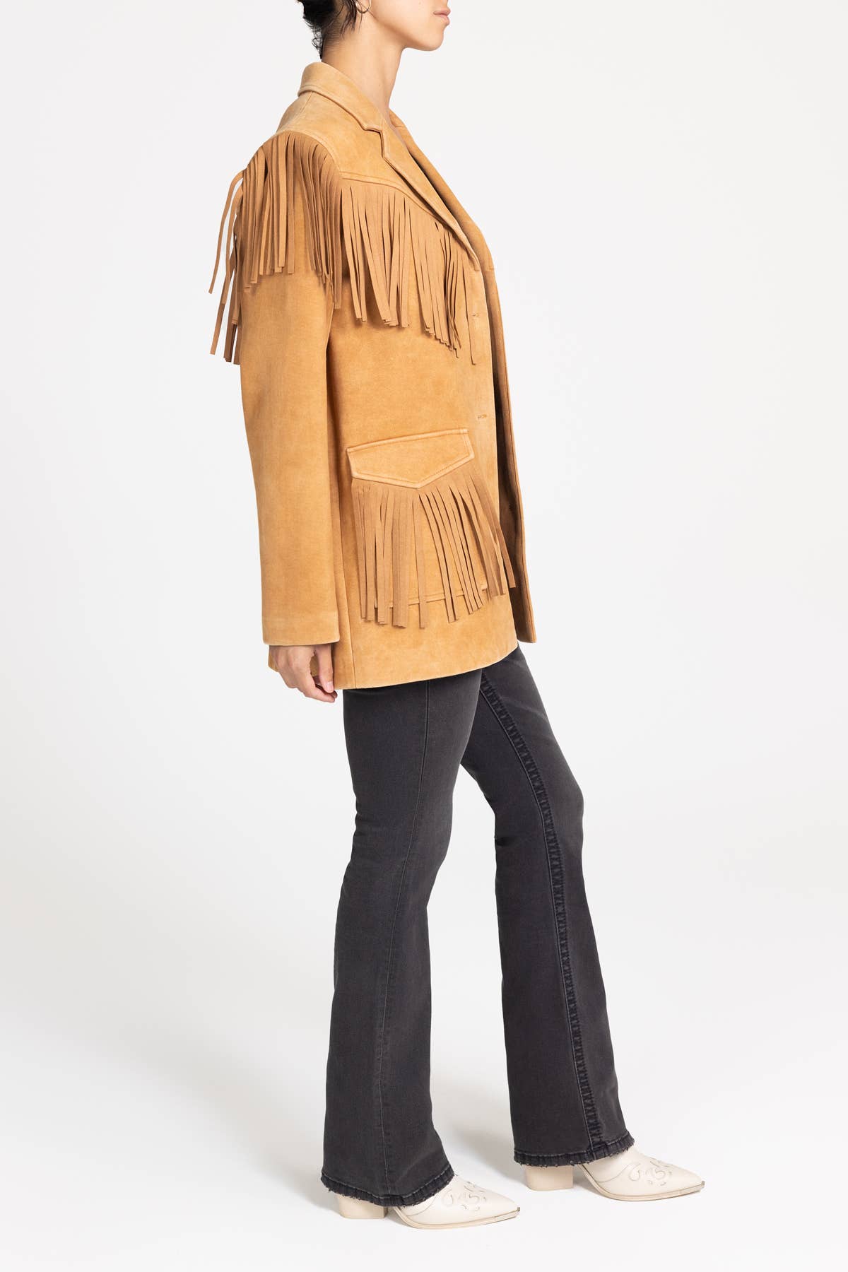 Miss Me - Wholesale Jacket - Women's - MJ0826L- FRINGE JACKET5