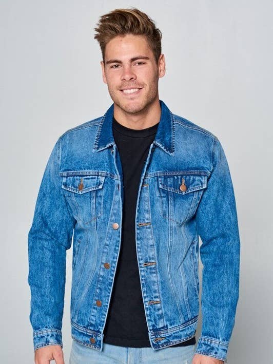 patrol jeans - Wholesale Denim Jacket - Men's - Men's Denim Jacket Light Blue -(LDJ-001)9