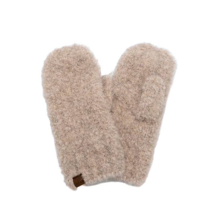 Hana - Wholesale Mittens - Women's - C.C Mixed Color Boucle Mittens7