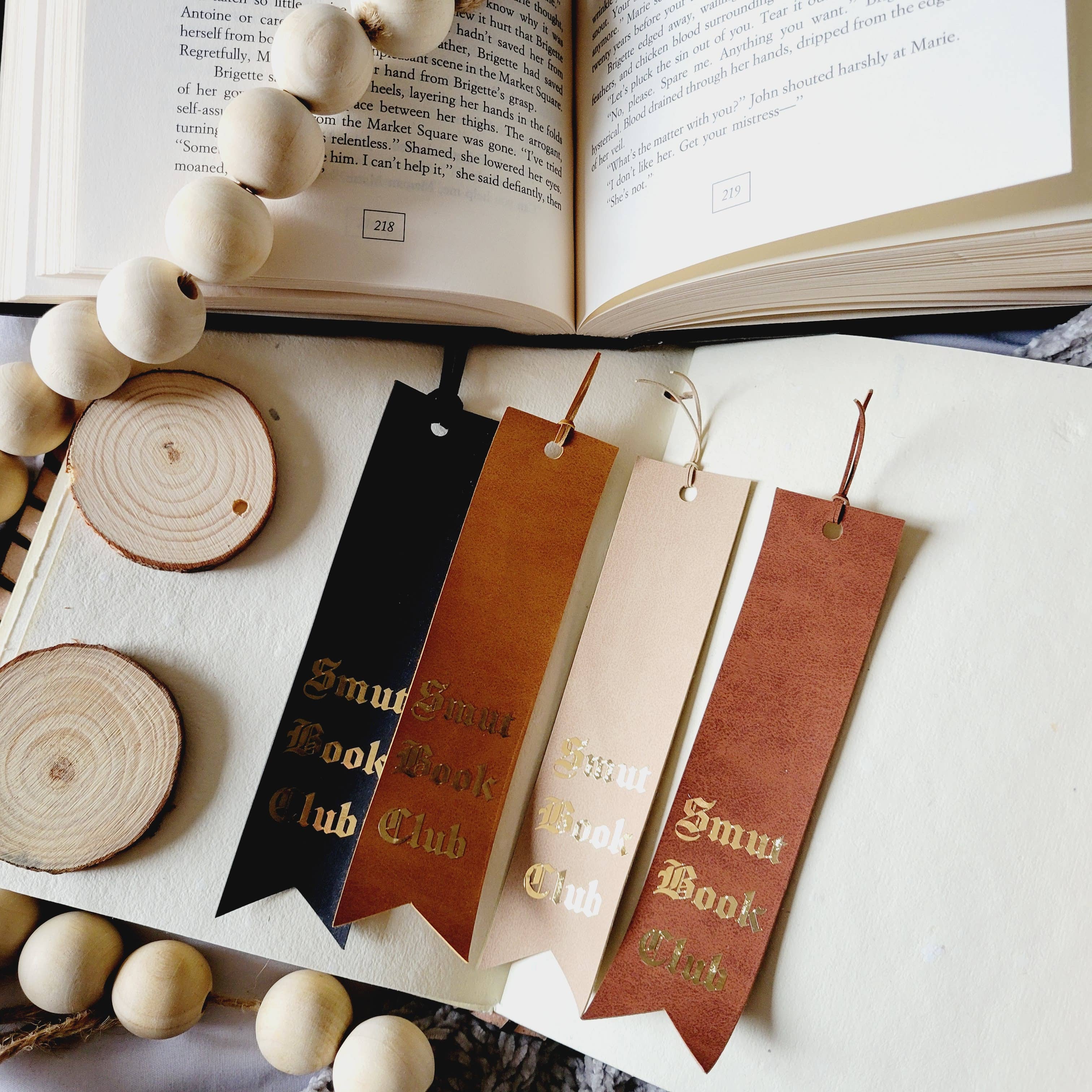 Bookish Heaux - Wholesale Bookmark - Smut Book Club Faux Suede Bookmark2