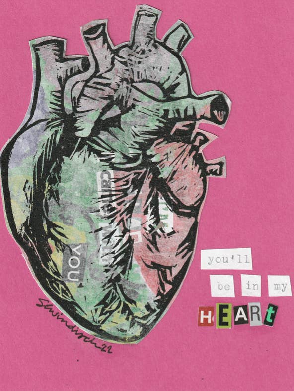 Original Artwork - the heart is Series for wholesale by Sarah Louise Windisch | Printmaker