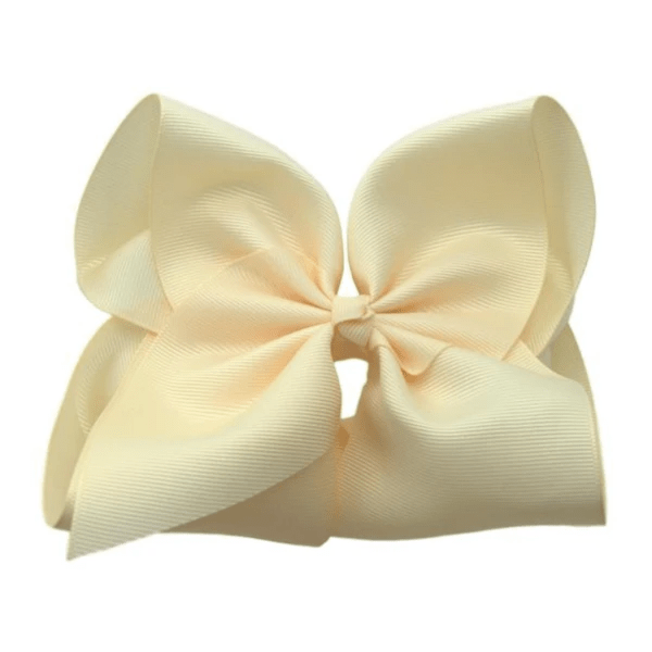 The Solid Bow - Wholesale Hair Bow - Kids - 6 inch Solid Grosgrain Bow/Alligator Clip24