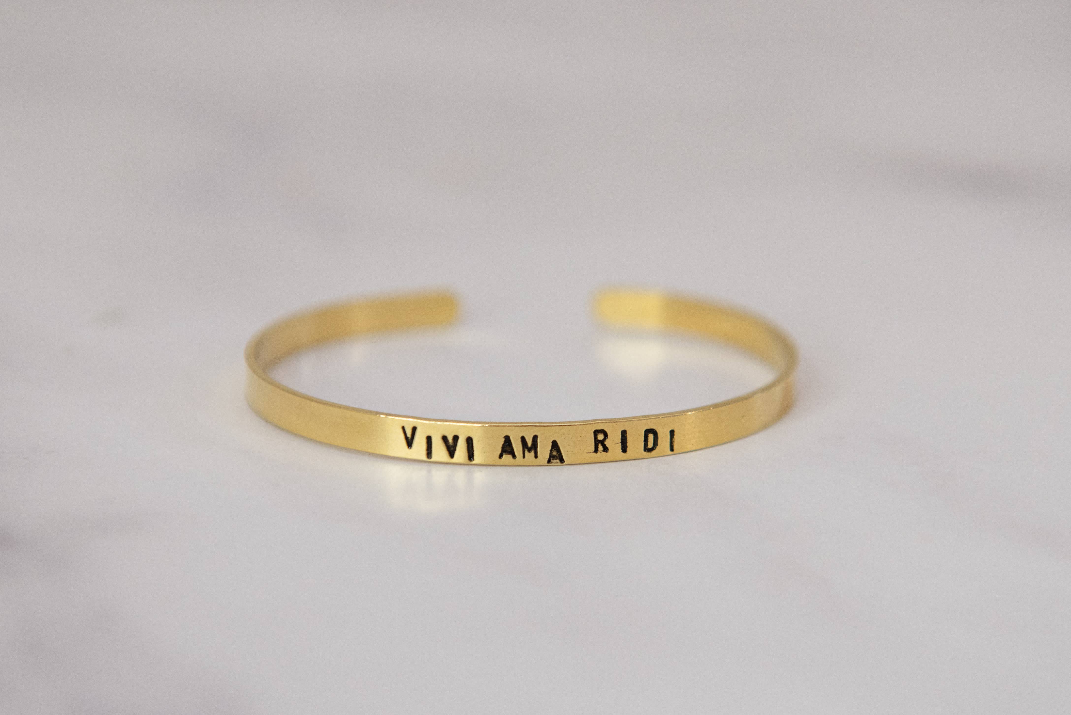 Loti jewels - Wholesale Cuff Bracelet - SUPER SLIM BRASS BRACELET WITH ENGRAVING13
