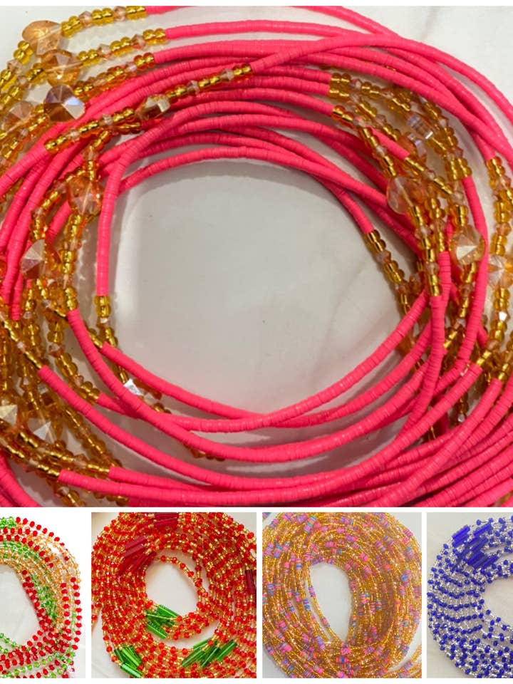 Crystals Waist Beads for wholesale by ELLABEMIBEADS