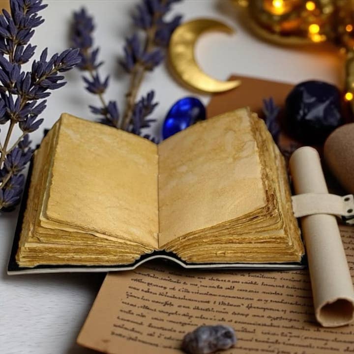 Leatherooze - Venta al por mayor Diario/agenda - Grimorio de Cuero de Hadas – Libro de Sombras de 200 Páginas6