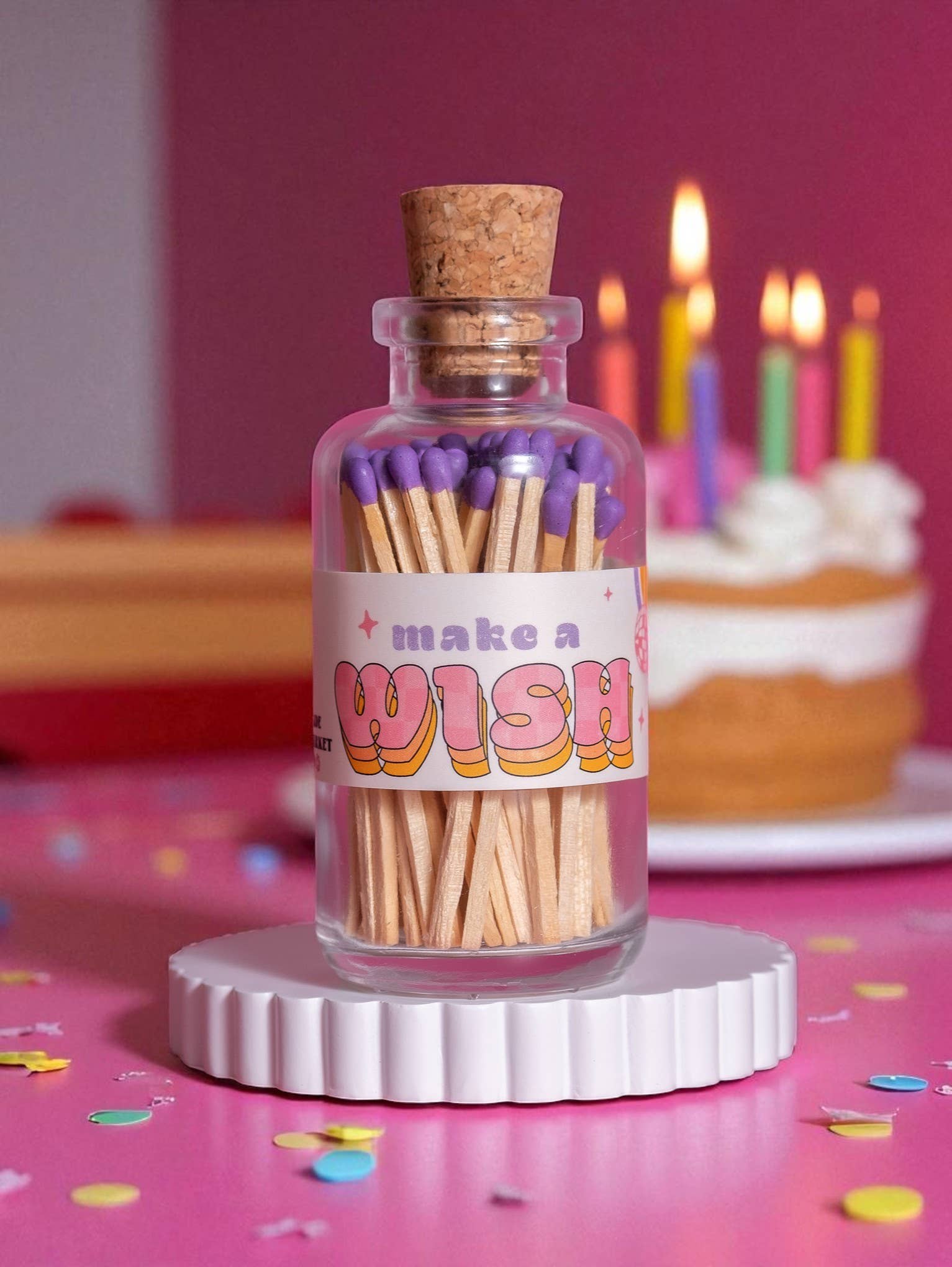 Made Market Co. - Wholesale Matches - Mini Apothecary Vintage "Make a Wish" Matches
