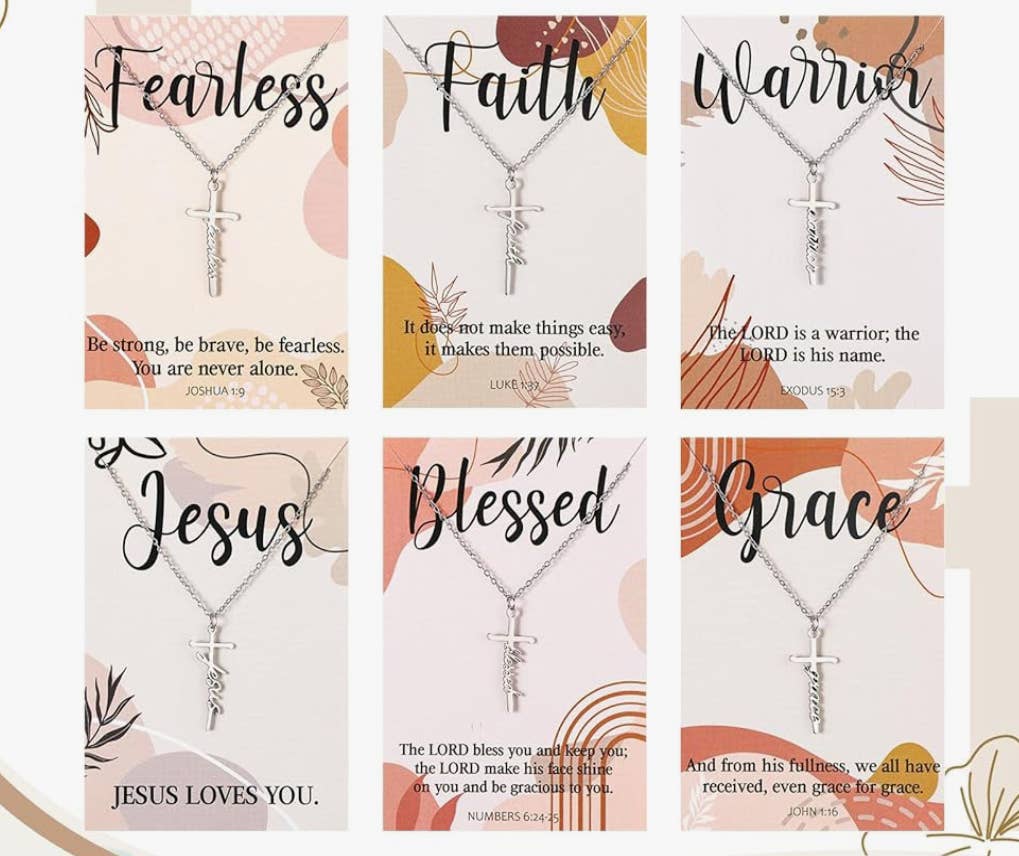 Mississippi Hippie Designs,LLC - Wholesale Pendant/Charm Necklace - Religious cross necklaces