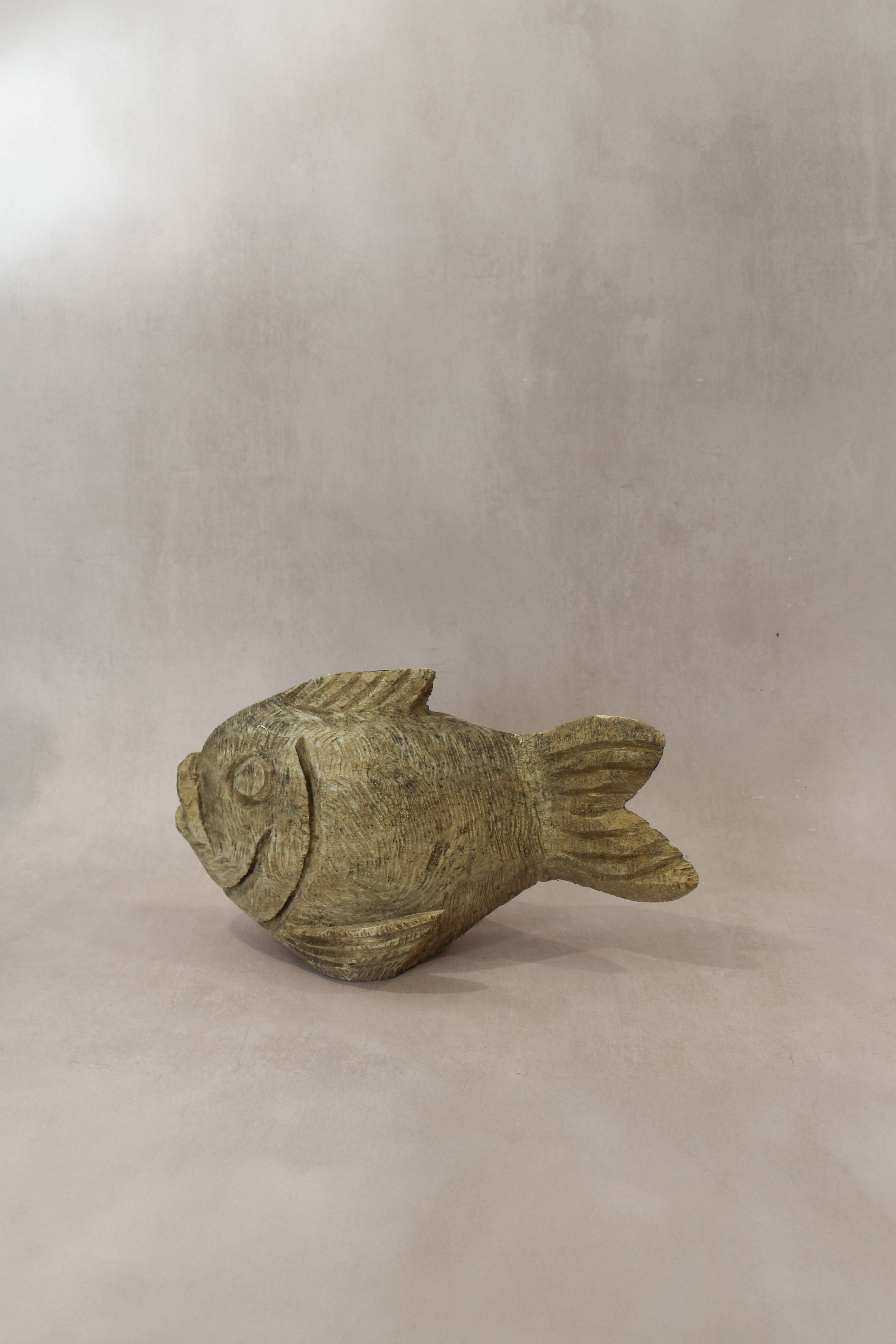 Botanical Boys - Vendita all'ingrosso Scultura - Pesce Intagliato - WF11