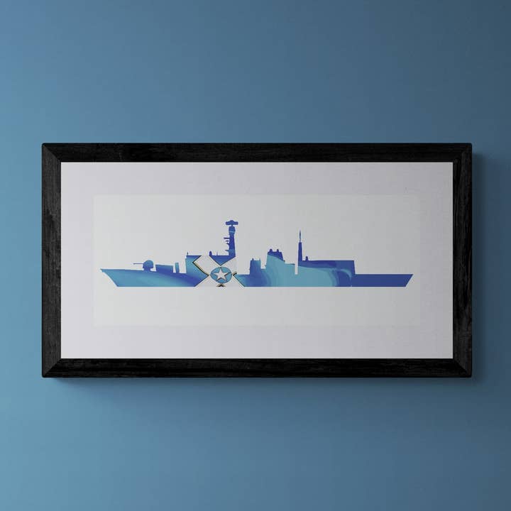 Afdrukken HMS St Albans voor wholesale door Gillian Jones Designs
